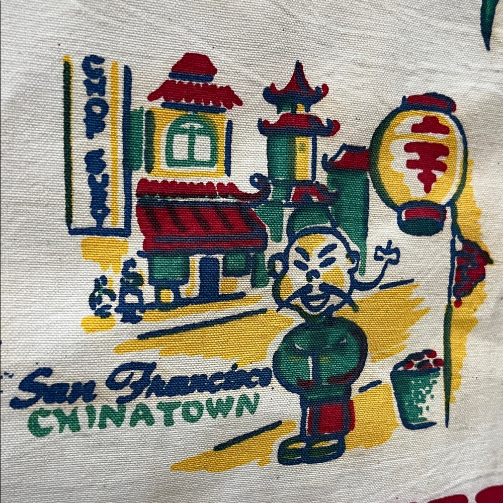 Vintage California table cloth - Picture 5 of 6